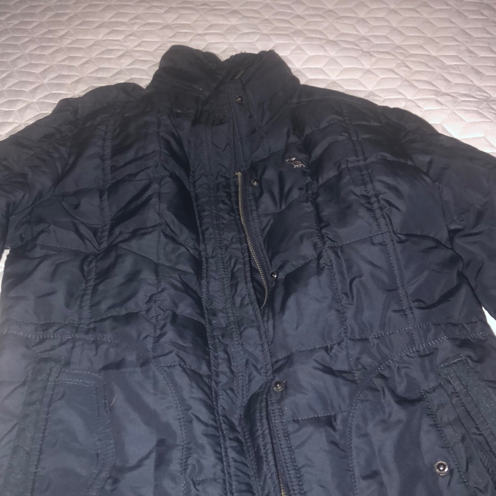 Abercrombie and fitch puffer trench jacket